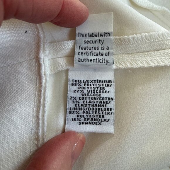 DVF Diane Von Furstenberg Carpreena Mini Shift Dress White Sz 2 - Picture 15 of 16